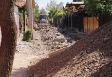 En Los Andes avanza pavimentación de pasaje Josefina Soto en villa El Horizonte